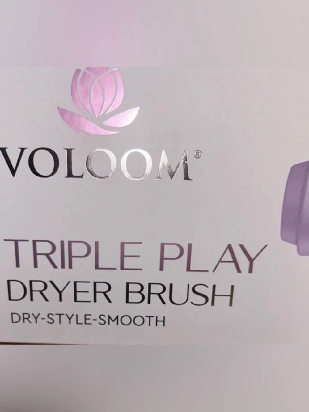 VOLOOM triple play dryer brush for drying/styling/smoothing NIB